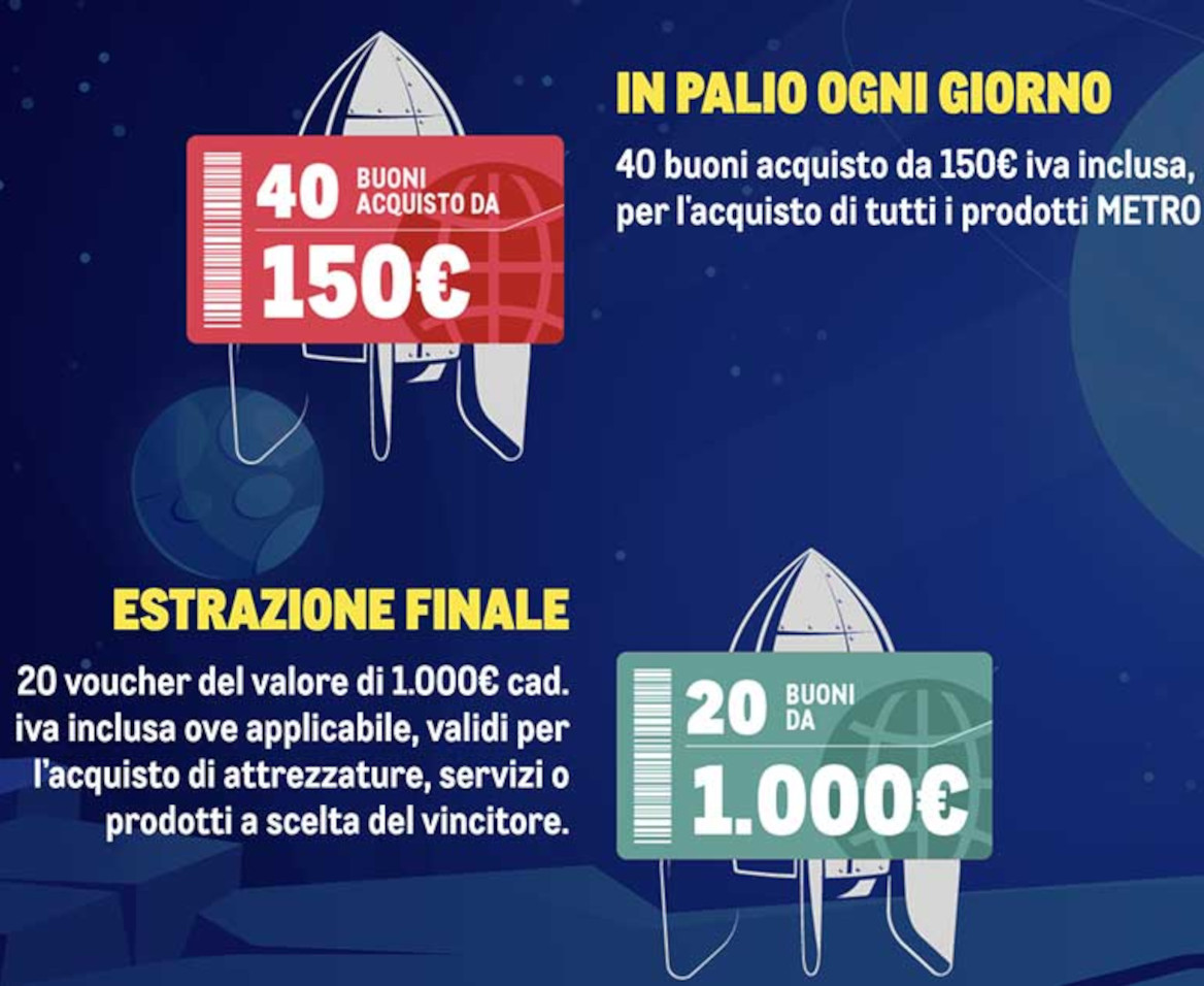 Schermata concorso Metro Riparti a razzo