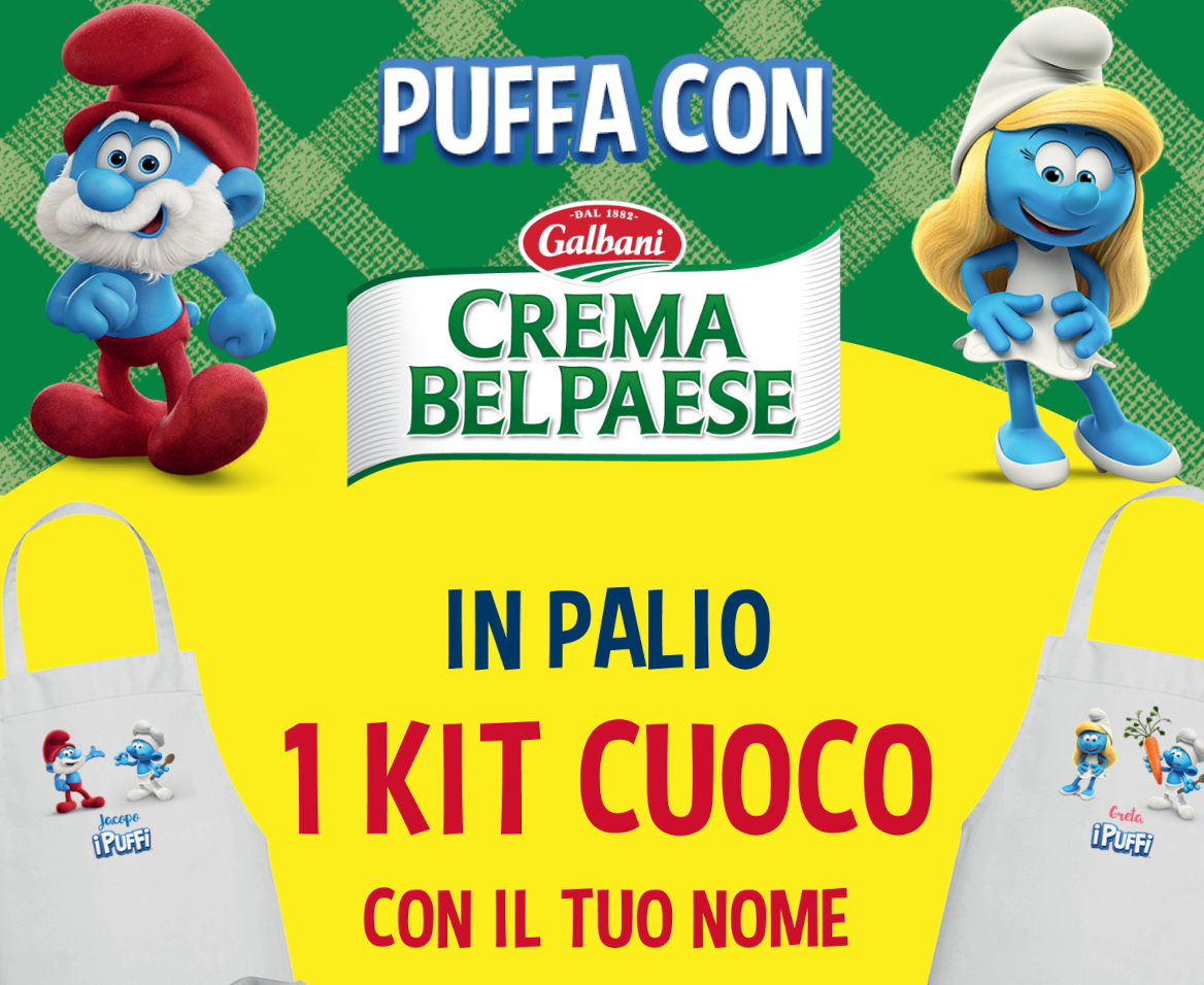 Schermata iniziativa Galbani Puffa con Crema Bel Paese